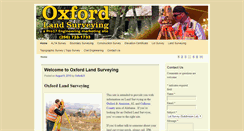 Desktop Screenshot of oxfordlandsurveying.com