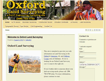 Tablet Screenshot of oxfordlandsurveying.com